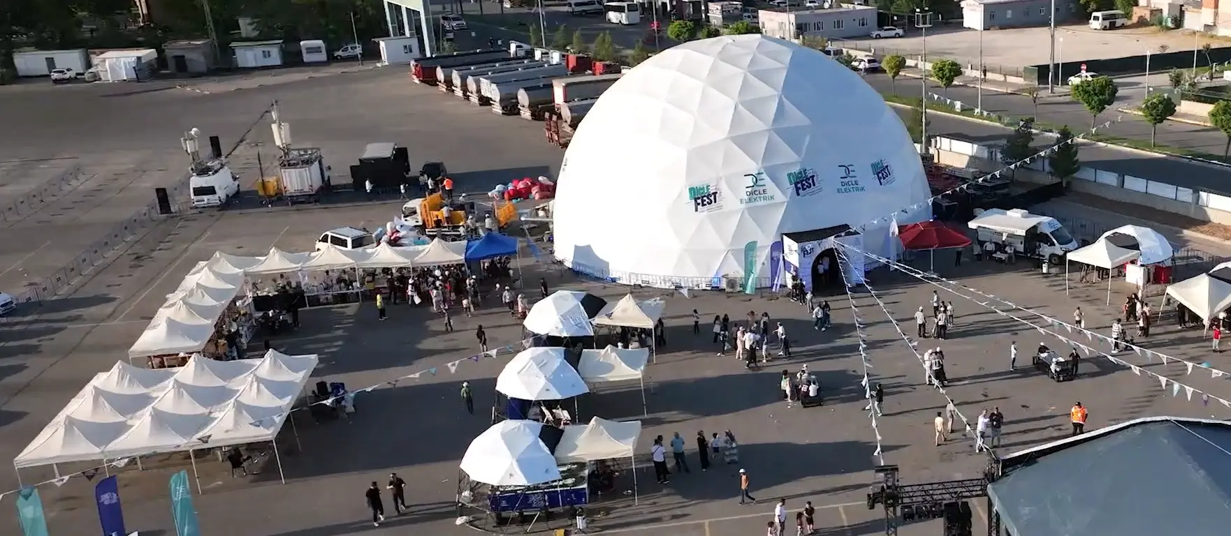 Kurumsal Etkinliklerde Dome Çadır Devrimi: 360° Mapping