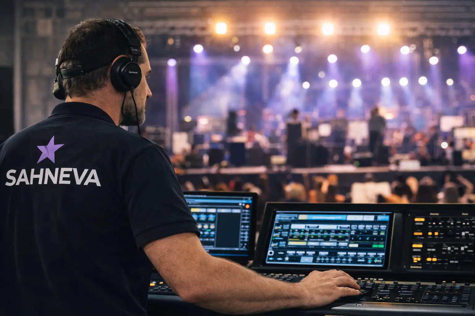 Sahneva hizmetleri: sahne, podyum, LED ekran, ses-ışık ve daha fazlası