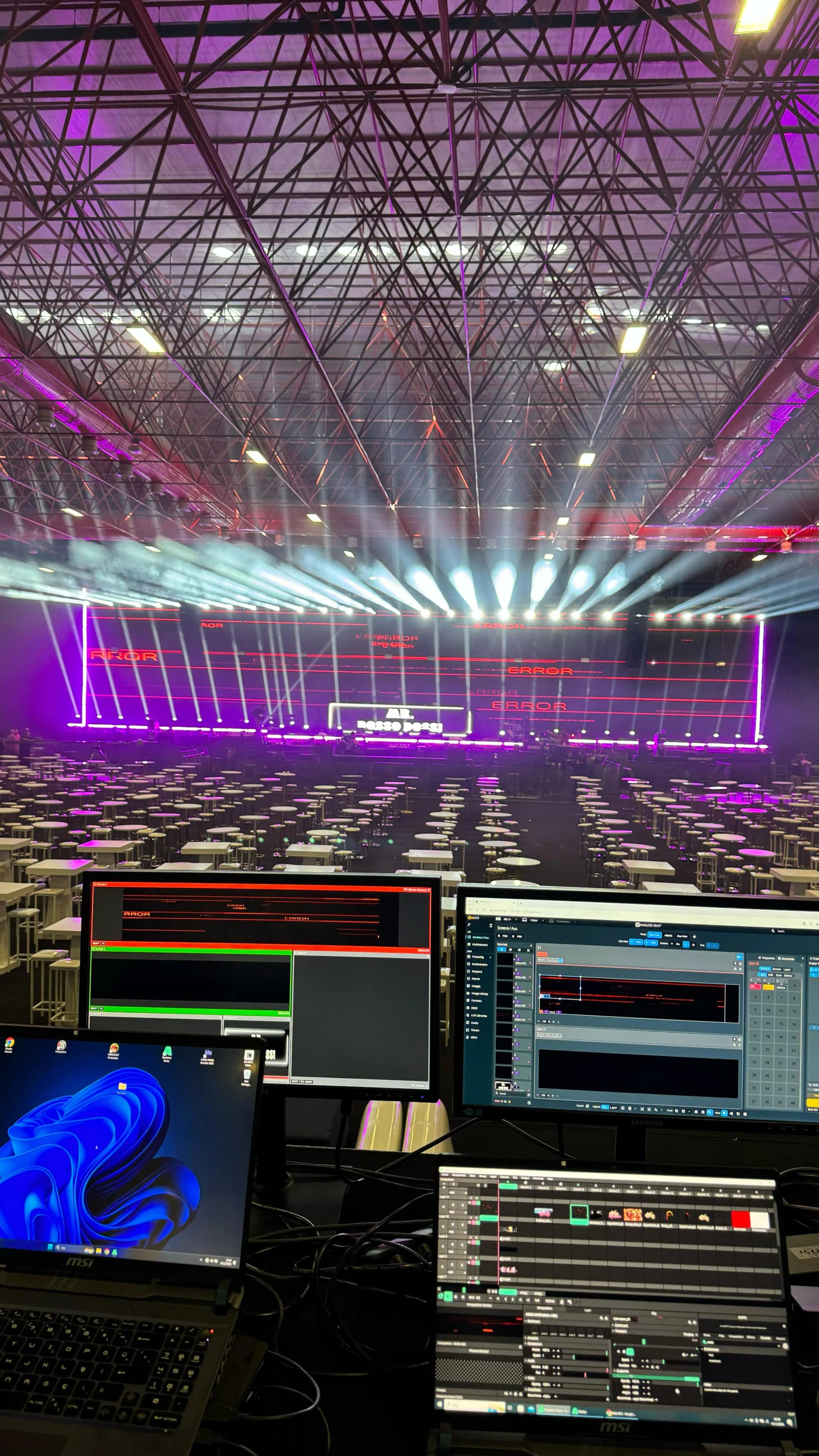 Award ceremony stage with protocol layout and premium lighting
