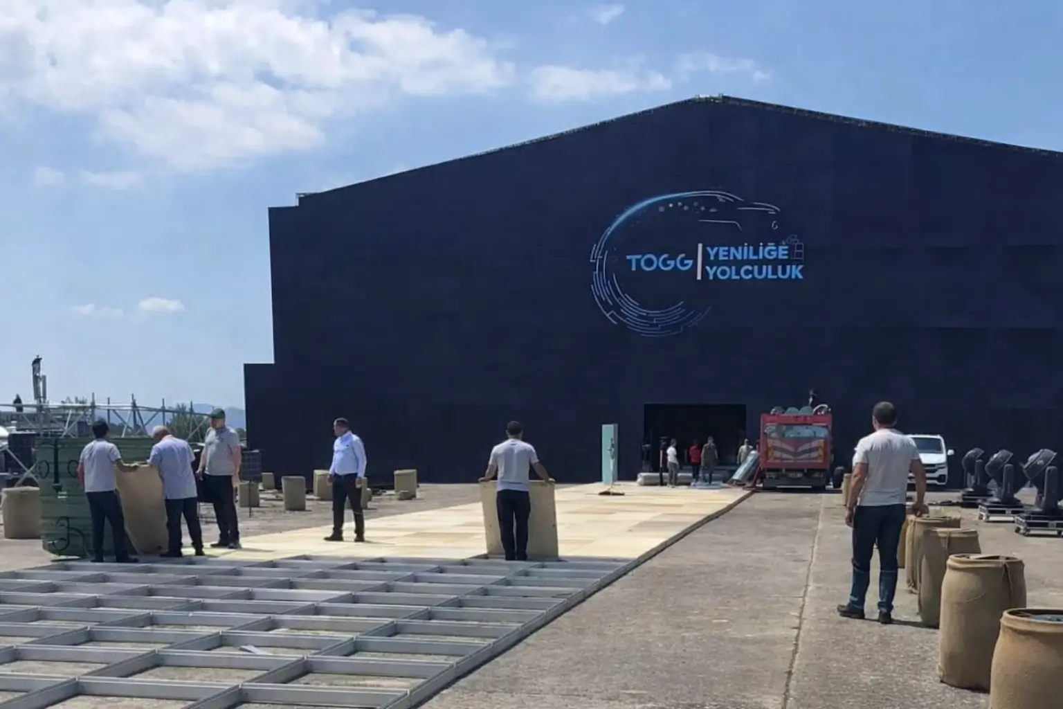 Kurumsal etkinliklerde pagoda çadır kurulumu