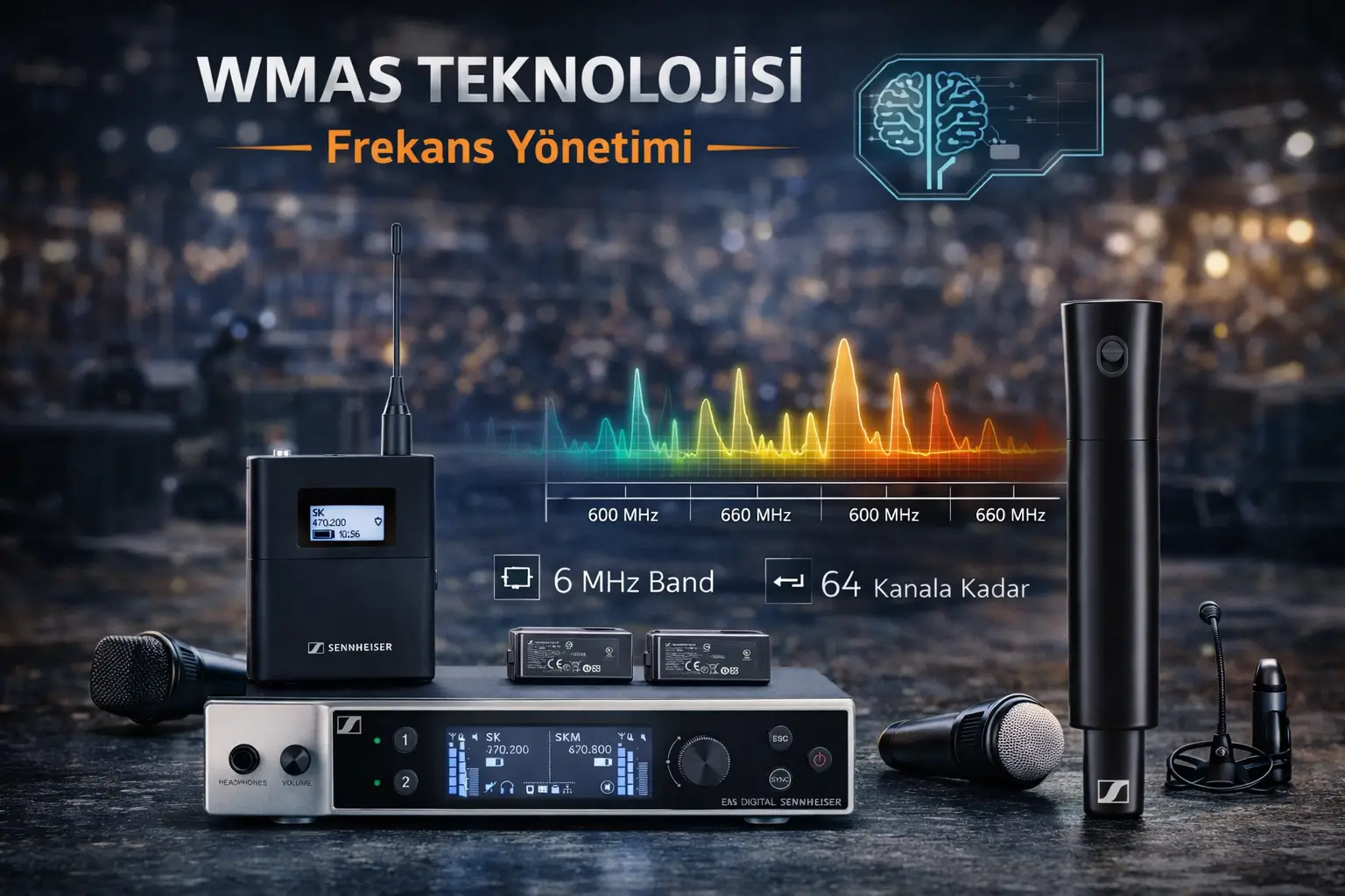 WMAS technology: frequency management and multi-channel digital wireless systems