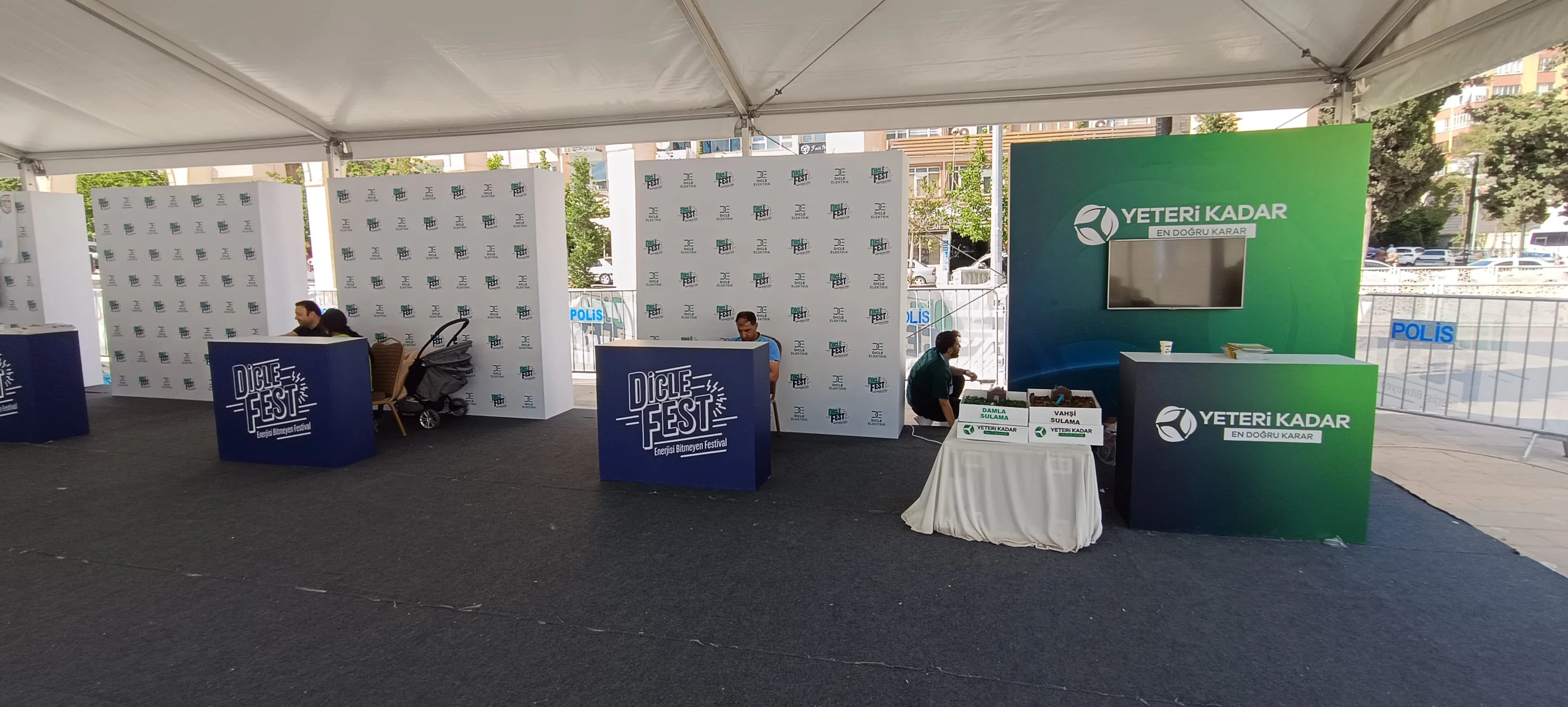 DicleFest Şanlıurfa Dekor Uygulamaları DicleFest Şanlıurfa dekor uygulamaları ve marka alanları