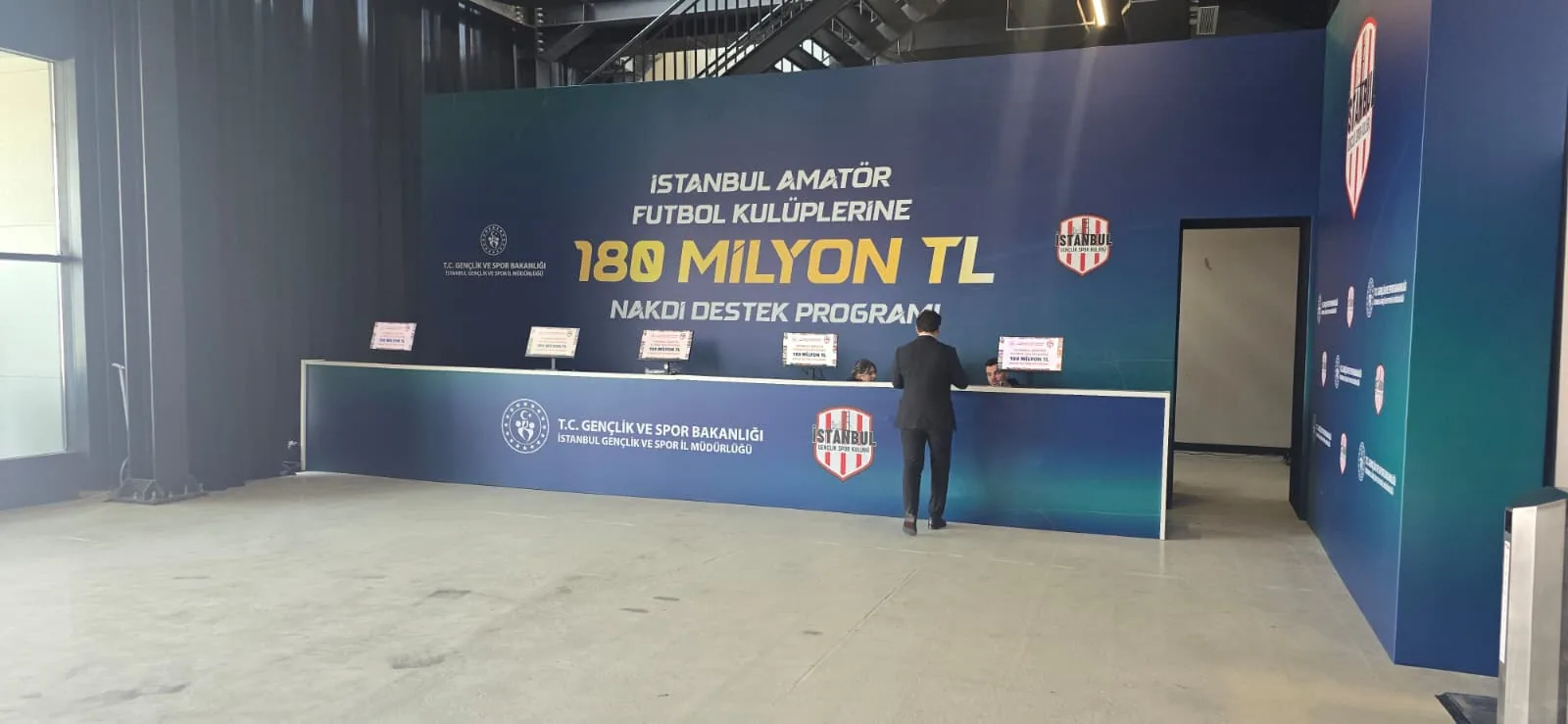 Amatör Futbol Kulüpleri Destek Programı Karşılama Alanı Amatör Futbol Kulüpleri Destek Programı karşılama ve operasyon alanı