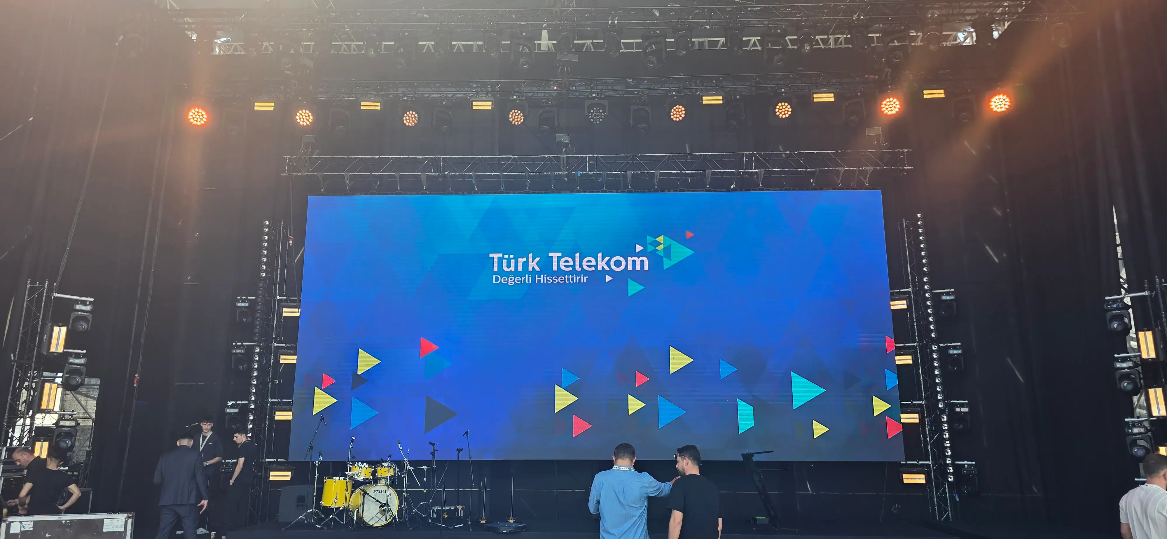 Sıfır Atık Festivali dev ana LED ekran görüntü sistemi ve sahne içerik akışı